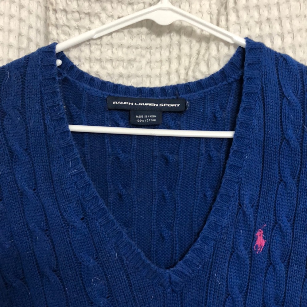 Ralph Lauren Sport Cable Knit Sweater - L